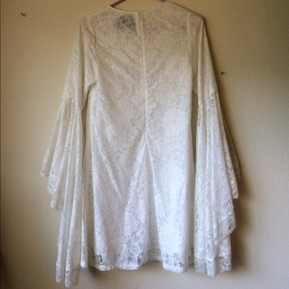 WILDFOX Rodeo Queen Festival White Lace Dress Size XS - Picture 9 of 12